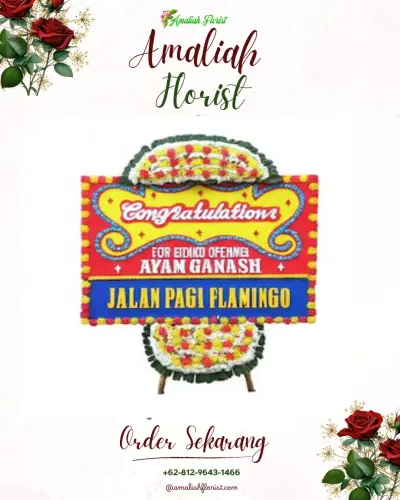 Bunga Papan Congratulation di Pelabuhan Kalianget Sumenep